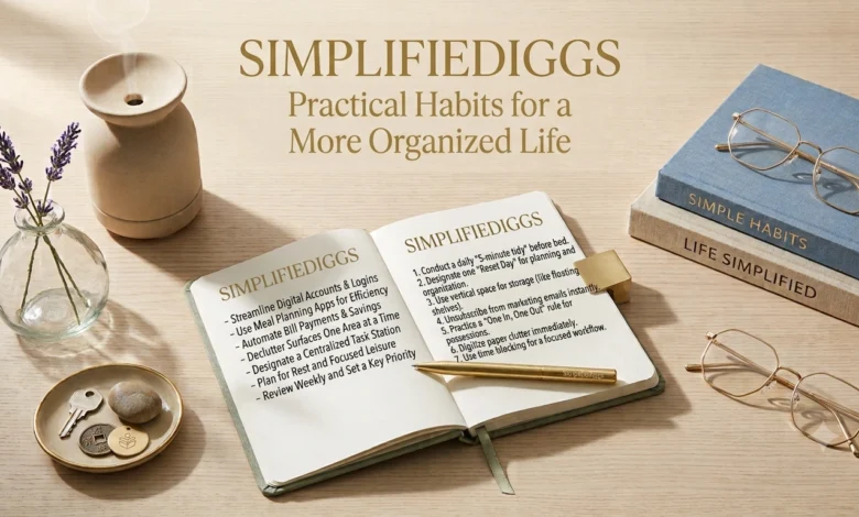 SimplifyDiggs: Practical Habits for a More Organized Life